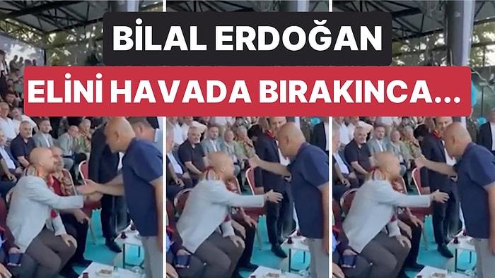 Bilal Erdoğan İyi Partili Turhan Çömez'in Uzattığı Eli Havada Bırakınca Çömez Gündem Olan Bir Hareket Yaptı