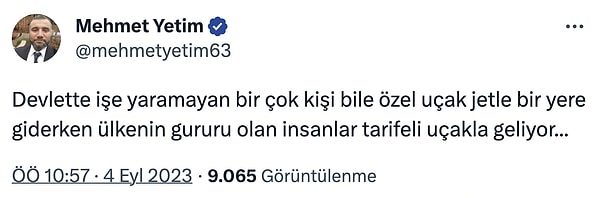 Daha önce özel uçaklarla taşınan kişiler hatırlatıldı.