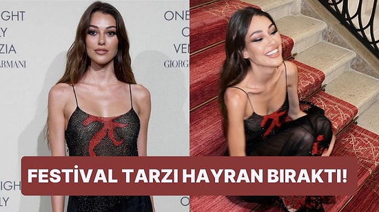 Dilan Çiçek Deniz Venedik Film Festivali'nde Giydiği Transparan Elbiseyle Tozu Dumana Kattı!