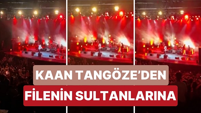 Duman Grubunun Solisti Kaan Tangöze Sahneden Filenin Sultanlarına Mesaj: “Boş Yapma Abdülhamid Çekelim mi?”