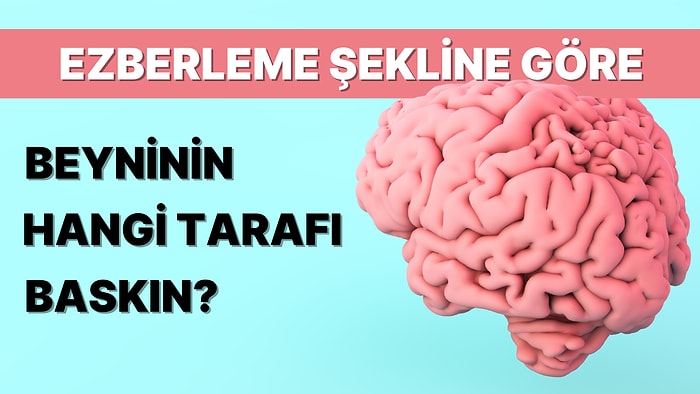 T.C. Kimlik Numaranı Ezberleme Şekline Göre Sağ Beynin mi Daha Baskın Sol Beynin mi?