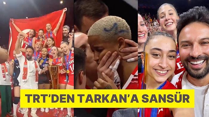 TRT'nin Voleybol Şampiyonası Finali'nde Sansür Uyguladığı Görüntüler Dikkatlerden Kaçmadı