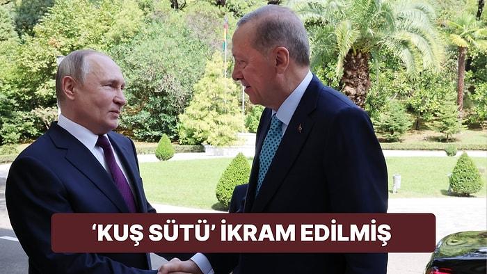Putin ve Erdoğan’ın Yemek Menüsü: ‘Kuş Sütü’ İkram Edilmiş