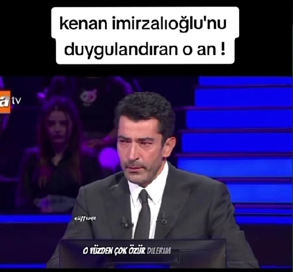 6. Kim Milyoner Olmak İster? yarışmasındaki çoğu anlar gündem oluyor, fakat bu defa duygulandıran bir anı yarışmayı gündeme taşıdı. Programda yarışan bir yarışmacının babasıyla ilgili anlattığı anlar hem stüdyoyu hem de Kenan İmirzalıoğlu'nu ağlatırken, sosyal medyadan duygulandıran yorumlar geldi.