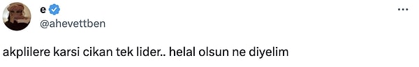 Erdoğan'ın açıklamasını destek olarak algılayan sosyal medya kullanıcıları şu yorumları yaptı 👇