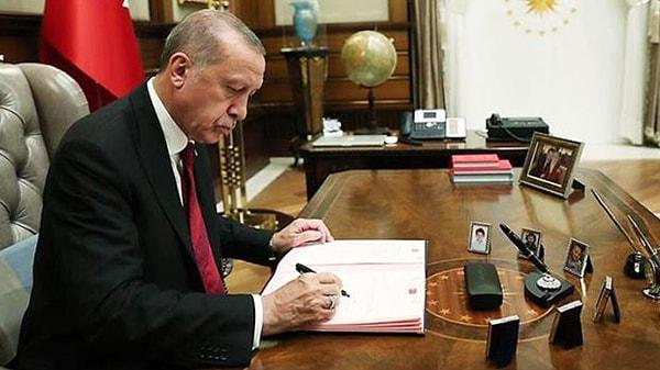 Erdoğan'ın imzaladığı karar 👇