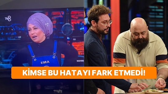 Seyirciden Kaçamadı! MasterChef All Star'da Yapılan Çekim Hatası Gündem Oldu!