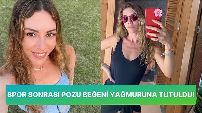 Sinem Kobal'ın Tatil Sonrası Spor Salonundan Paylaştığı Formda Hali Dikkat Çekti!