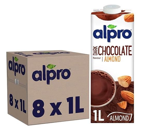 Alpro Bitter Çikolata Badem İçeceği 1 L (8 adet)