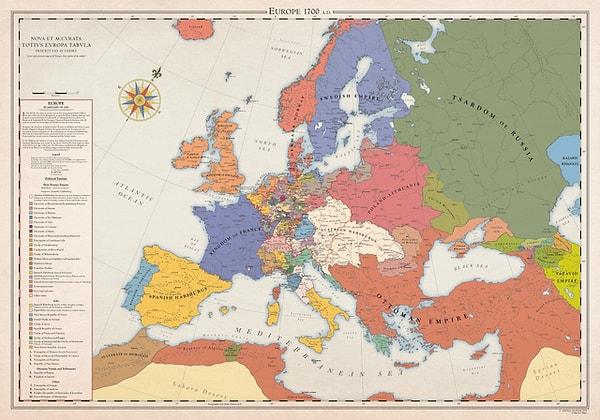 13. 1700'lerde Avrupa.