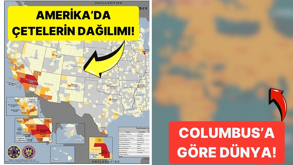 Hayatın Gerçeklerini Gözler Önüne Süren Birbirinden İlginç 15 Harita Bakış Açınızı Tamamıyla Değiştirecek!