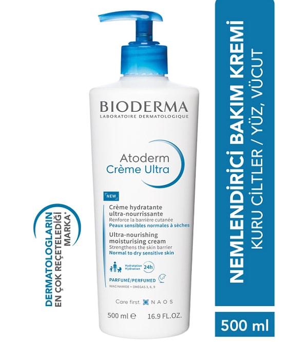 2. Bioderma Atoderm Cream Ultra Normal ve Kuru Ciltler İçin Nemlendirici