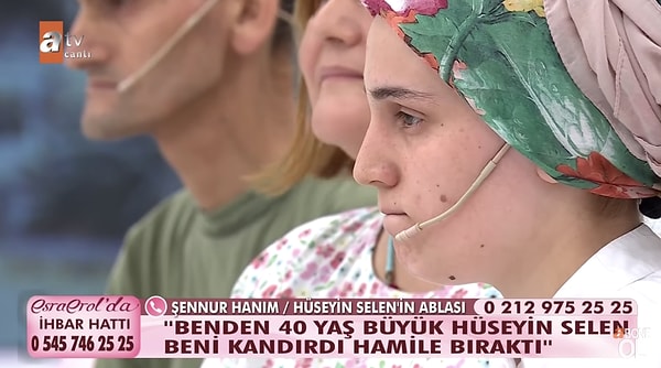 Yayına bağlanan Hüseyin Selen'in ablası da "Okula gidiyorum diye adamlarla konuşmaya gidiyordu. Benim kardeşim namazında niyazında bunlar ayarttı kardeşimi" dedi.