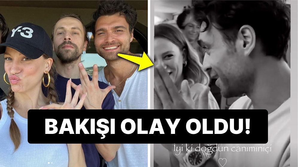 Serenay Sarıkaya'nın Rol Arkadaşı Hakan Kurtaş'a Bakışı Gündem Oldu!
