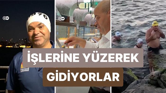 Üsküdar'dan Sarayburnu'na Yüzerek İşlerine Giden "Sarayburnu Fatihleri"nin Görenleri İmrendirecek Yaşamı