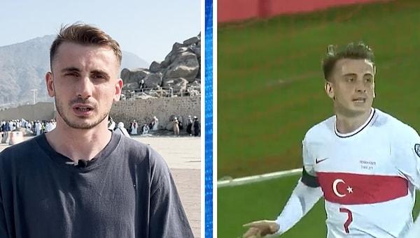 Futbolcu Kerem Aktürkoğlu da Diyanet İşleri Başkanlığı aracılığıya umreye gitti.