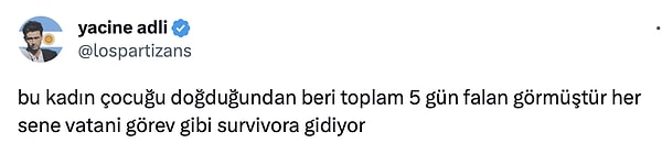 Survivor uğruna çocuğunun büyümesi göremediğini düşünenler oldukça çok;👇