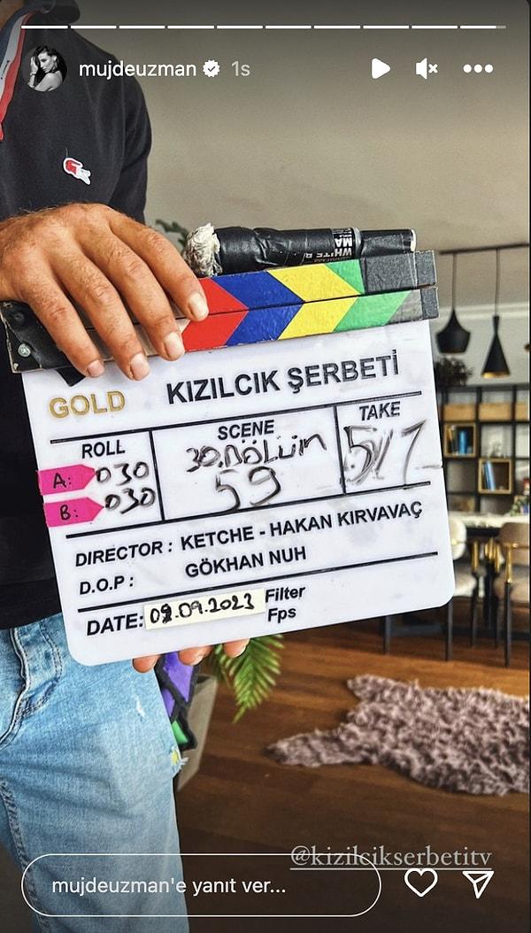 3. Kızılcık Şerbeti'nin Alev'i Müjde Uzman'dan yeni sezon ilk bölüm müjdesi.