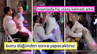 Düğünde Alkolü Fazla Kaçıran Gelinin Damada Yaptığı Kucak Dansı Sosyal Medyada Tepki Çekti!