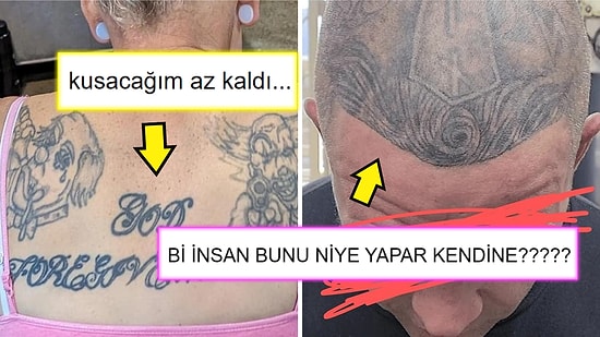 Gördüğünüz Anda Yaşadığınız Hayatı Sorgulatıp Dövme Yaptırmaya Tövbe Ettirecek Birbirinden Acayip 15 Kişi