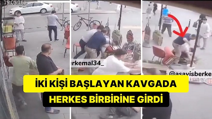 Esenyurt'ta Esnaf ile Mahalleli Arasında Başlayan Kavgada Herkes Birbirine Saldırdı