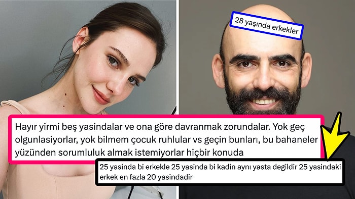 25 Yaşındaki Erkek ile 25 Yaşındaki Kadının Aynı Yaşta Olmadığını Söyleyen Kişi Tartışmanın Fitilini Ateşledi!