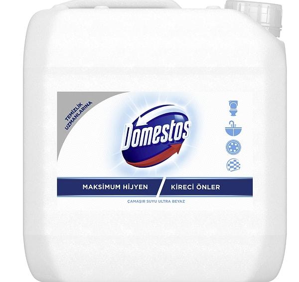 Temizlik uzmanları iyi bilirler ki en iyi çamaşır suyu, Domestos Ultra Beyaz'dır.
