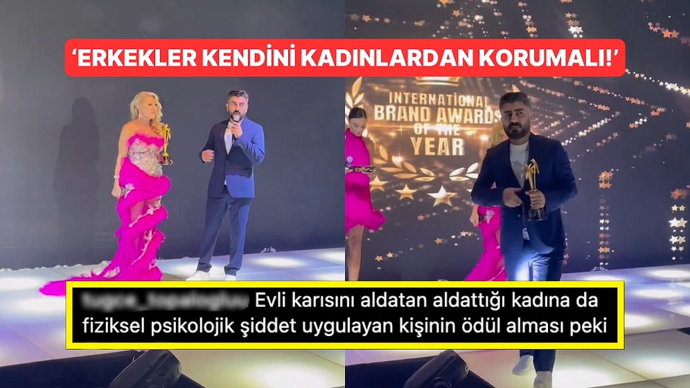 Konuşması Olay Oldu: Melis Buse Betkayan'dan Sonra Evli Sevgilisi Reşit Bozdağ'ın da Ödül Alması Tepki Çekti!