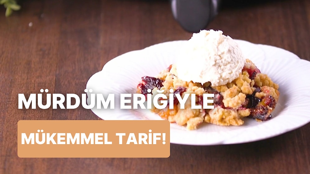 Tüm Diyetleri Bozdurabilecek Güce Sahip Olan Erikli Crumble Nasıl Yapılır?