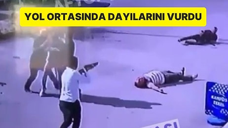 Korkunç Cinayet Anı Kamerada: Dayılarını Acımasızca Öldürdü