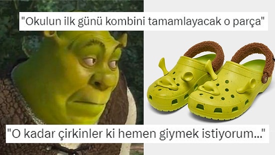 Shrek'ten İlham Alınarak Tasarlanan Crocs Terlikler ve Gelen Yorumlar Akşamınızı Neşelendirecek