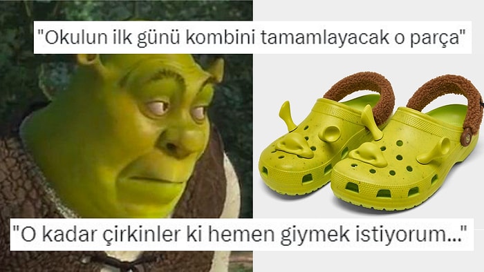 Shrek'ten İlham Alınarak Tasarlanan Crocs Terlikler ve Gelen Yorumlar Akşamınızı Neşelendirecek
