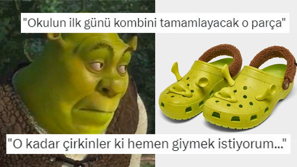 Shrek'ten İlham Alınarak Tasarlanan Crocs Terlikler ve Gelen Yorumlar Akşamınızı Neşelendirecek