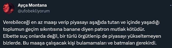 Ortaya işçi-patron sınıf çatışması çıktı.