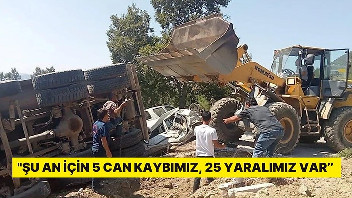 Korkunç Kaza! Cenaze Namazında Kamyon Faciası: Ölü ve Yaralılar Var