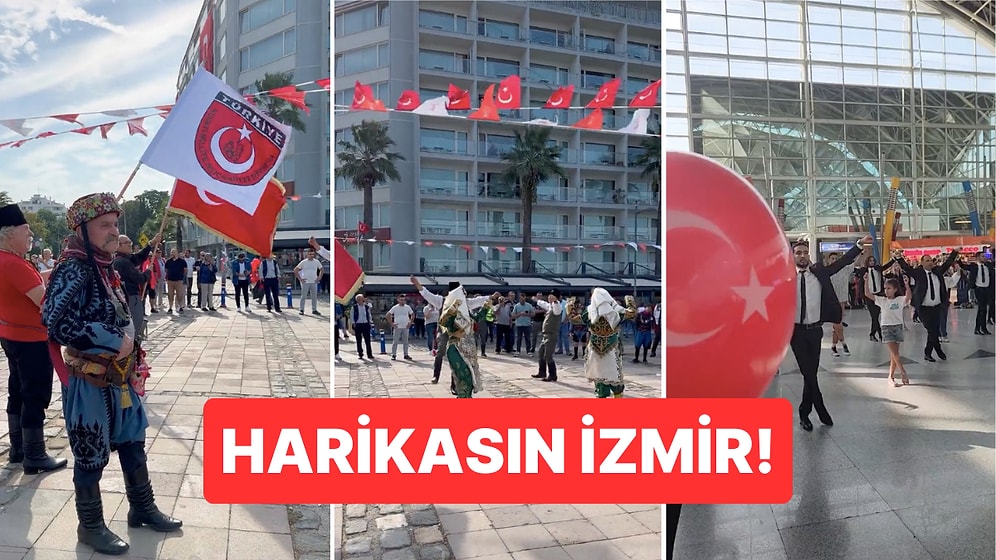 İzmir'in Kurtuluşunun 101. Yılını Zeybekle Kutlayan Gençler Tüylerimizi Diken Diken Etti