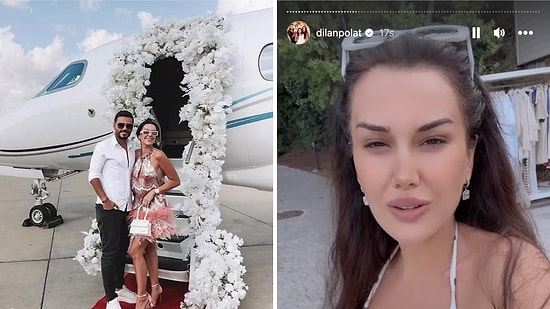 Dilan Polat Yaptığı Uçak Paylaşımı Sonrası Kendisine Gelen Yorumlara Cevabını Tükürerek Verdi