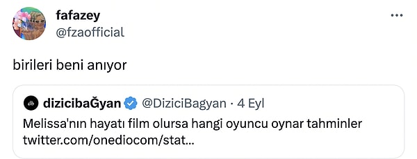 4. Biyografik filmlerin aranan yüzü: Farah Zeynep Abdullah! 😂