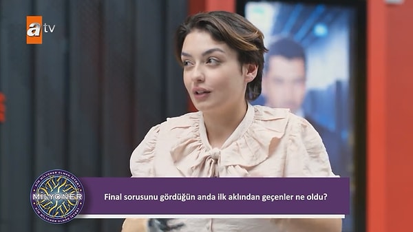 "Final sorusunu gördüğümde çok bariz şaşırdım. İnanılmaz şaşırdım çünkü böyle bir soru beklemiyordum. Çok daha böyle bilgiye dayalı. Bu da bilgiydi ama yorumla da yapabiliyordunuz."