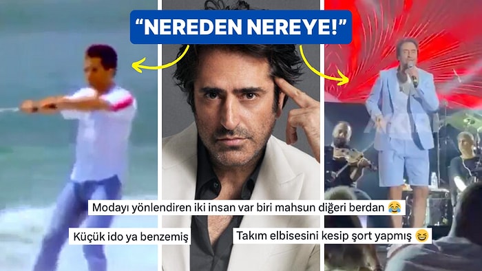 Mahsun Kırmızıgül'ün Konser İçin Seçtiği Ceket-Şort Kombini Sosyal Medya Kullanıcılarının Diline Düştü!