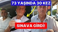2018'den Beri Deniyor: 73 Yaşındaki Adam 30. Denemesinde Sonunda Ehliyetini Aldı!