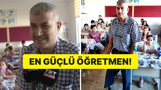 Depremde Bacağını Kaybeden Öğretmen Kadir Özer'in Öğrencilerini Bırakmaması Helal Olsun Dedirtti