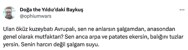 Şalgam deyince akan sular duruyor.