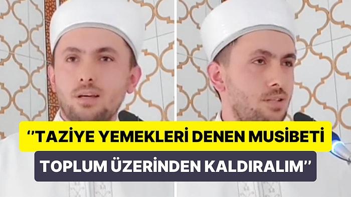 İmam Ahmet Efiloğlu'ndan Cenaze Günü Verilen Taziye Yemeklerine Sert Eleştiri