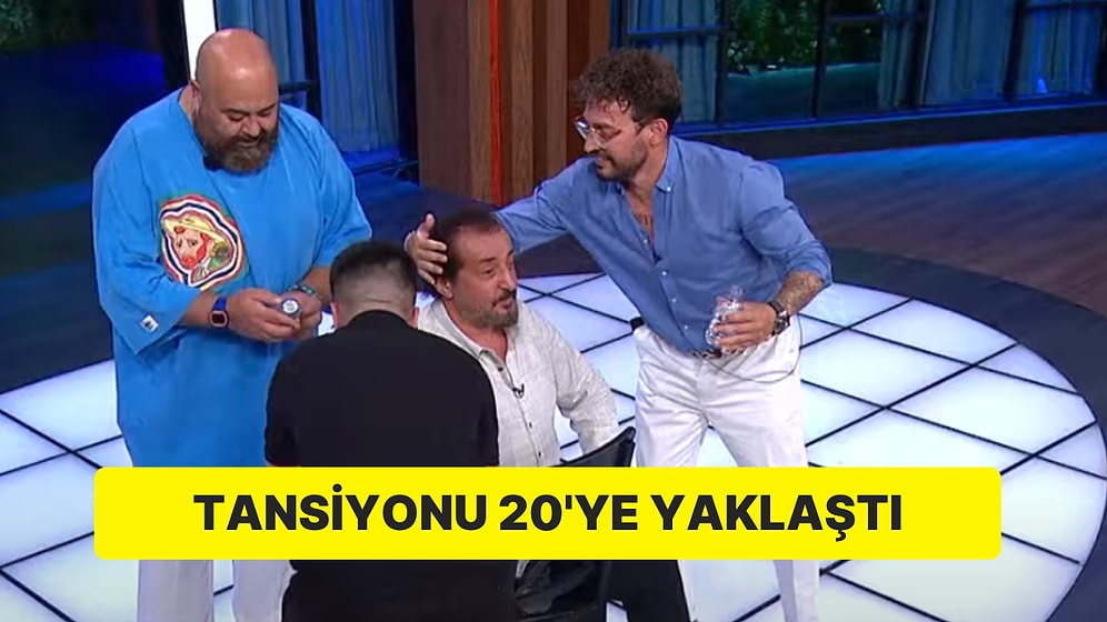 Tansiyonu 20’ye Yaklaştı: MasterChef Jürisi Mehmet Yalçınkaya Yayında Fenalaştı