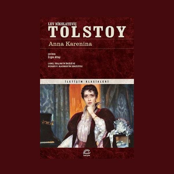 8. Anna Karenina, Tolstoy (Goodreads puanı: 4.08/5)
