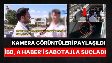 İBB, A Haber'i 'Sabotajla' Suçladı: Yürüyen Merdiven Görüntülerini Paylaştı