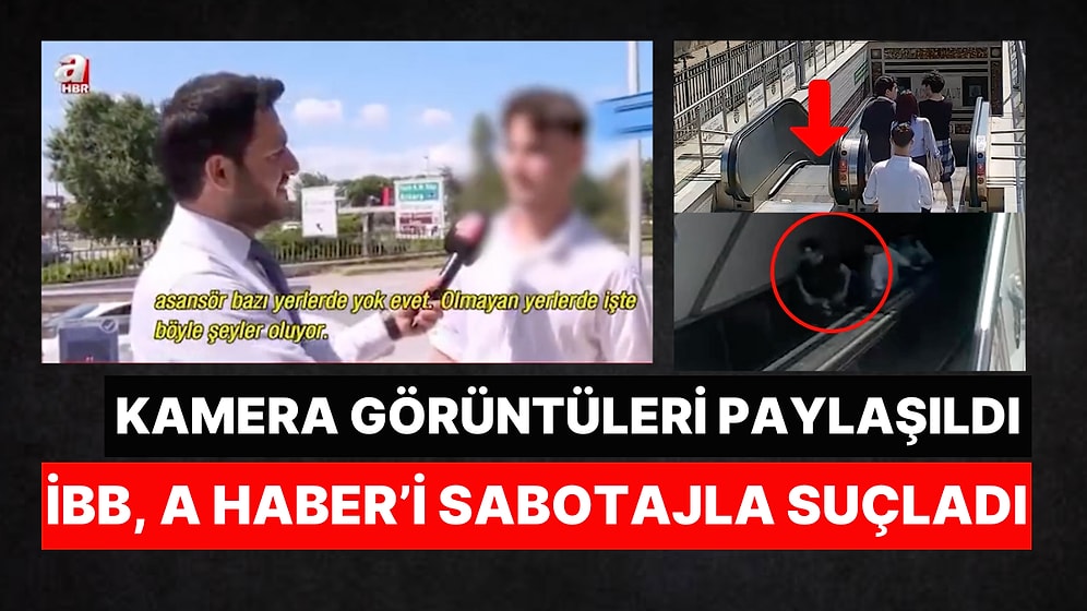 İBB, A Haber'i 'Sabotajla' Suçladı: Yürüyen Merdiven Görüntülerini Paylaştı