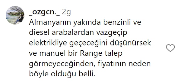 Bu arada Almanya'da aracın özelliklerine dair soru işaretleri de var.