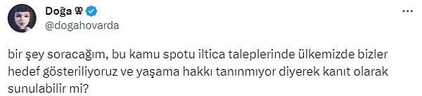 Kamu spotuna sosyal medyadan gelen ilk tepkiler ise olumsuz oldu. 👇